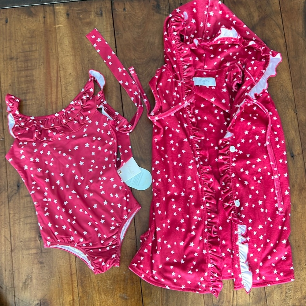 Sweethoney swim and coverup set